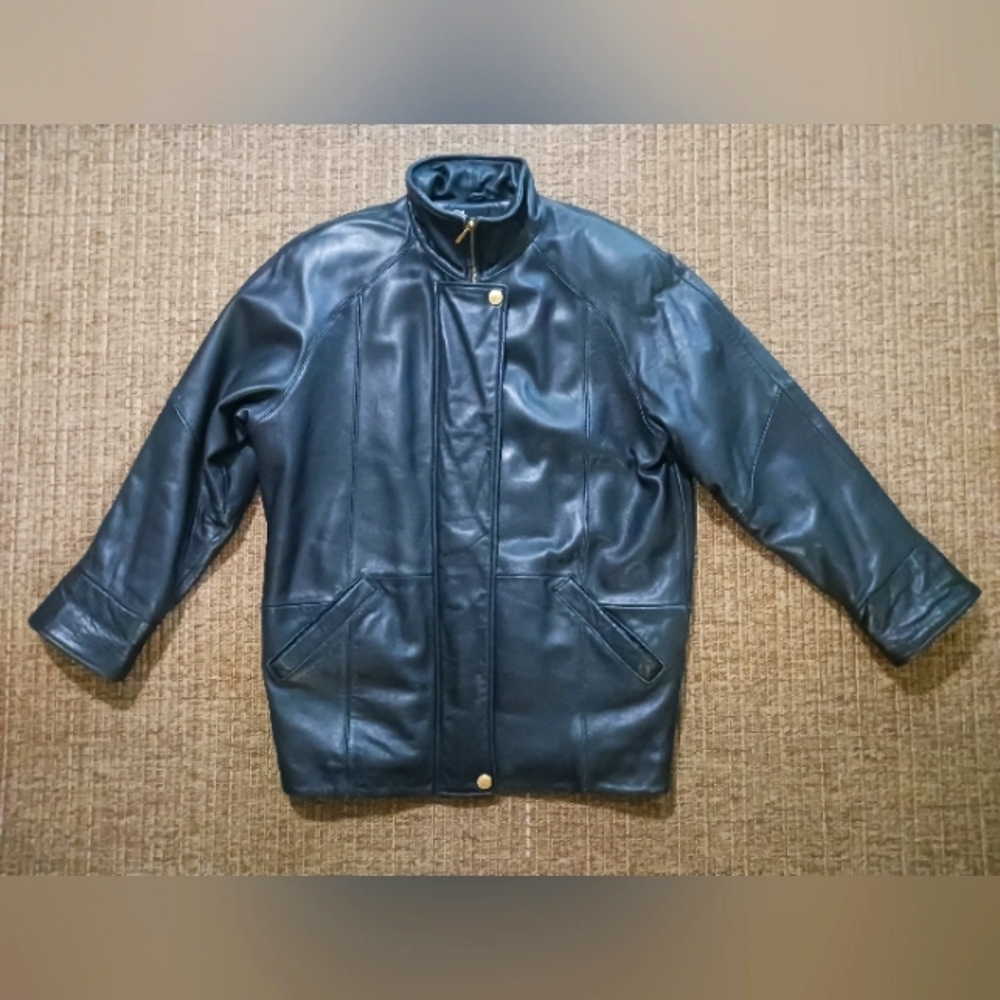 Vintage Colebrook 100% Leather Jacket Size Medium